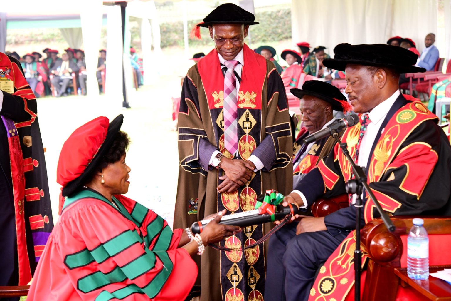 Bigombe receives Honorary PhD